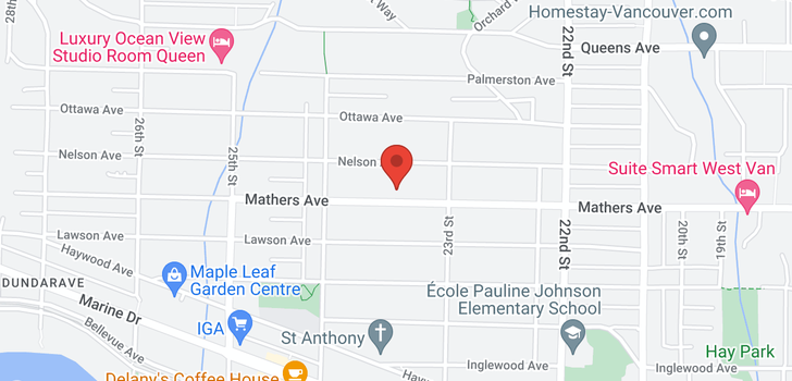 map of 2341 MATHERS AVENUE